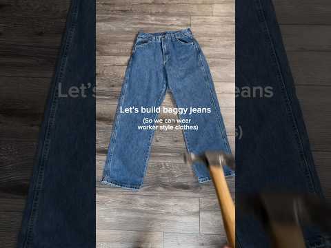 Build Baggy Jeans With Me!