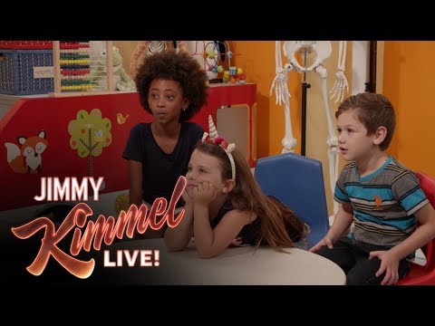 Jimmy Kimmel Talks to Kids About Health Care Video