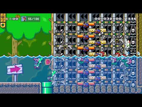 Plants VS Yoshis by OsloYonas 🍄 Super Mario Maker 2 ✹Switch✹ #awd