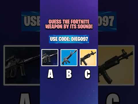 🤔GUESS THE FORTNITE WEAPON BY ITS SOUND