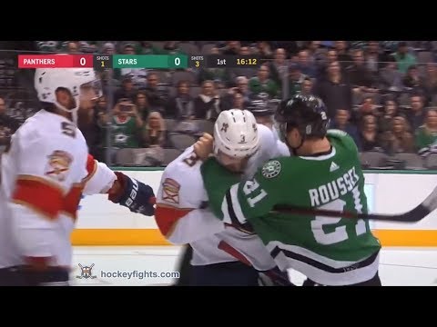 Keith Yandle vs Antoine Roussel Jan 23, 2018