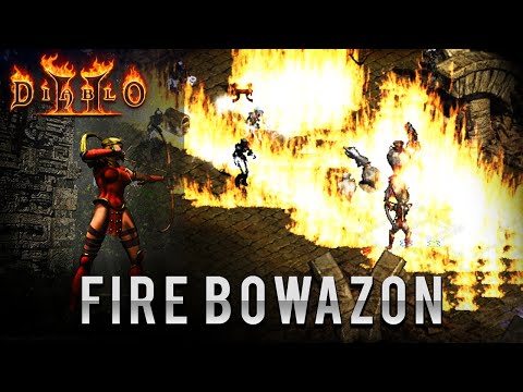 The Immolation Fire Bowazon!!  The biggest waste of High Runes on my channel yet!?!? - Diablo 2