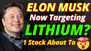 ⚠️ URGENT💥 Is ELON MUSK About To Pull The Trigger On This Lithium Stock🔥Best Lithium Stock To Buy💰