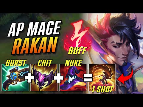 THIS IS WHY YOU SHOULD PLAY FULL AP RAKAN MID NOW!