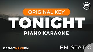 Tonight - FM Static (Piano Karaoke)