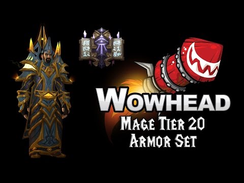 Mage Tier 20 Armor Set - Regalia of the Arcane Tempest