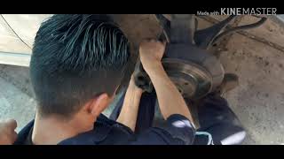 Suspencion y cambio de amortiguadores delanteros. POINTER 01