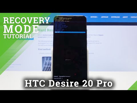 How to Boot into Recovery Mode in HTC Desire 20 Pro – Enter & Exit Recovery Menu