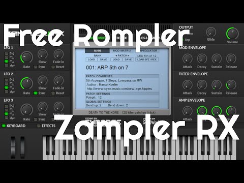 Free Download Zampler-RX AU VSTi x86 x64 WiN MAC