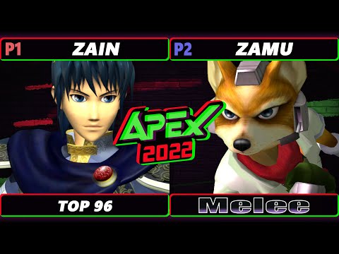 Apex 2022 - Zain (Marth) Vs. Zamu (Fox) SSBM Melee Tournament