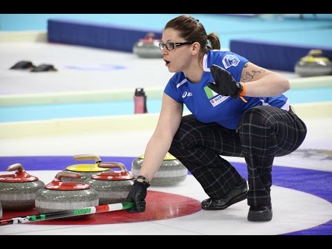 CURLING: DEN-ITA World Mixed Doubles Chp 2015 - HIGHLIGHTS