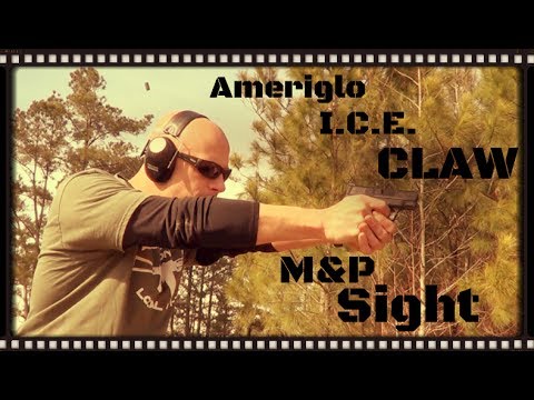 I.C.E. Training AmeriGlo EMS CLAW Smith \u0026 Wesson M\u0026P Sights Review (HD)