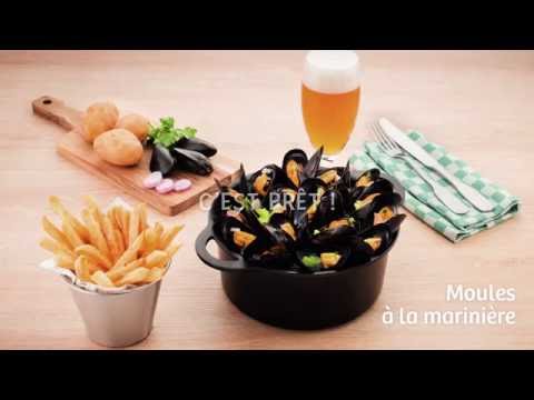 Recette Moules Marinière - León de Bruxelas