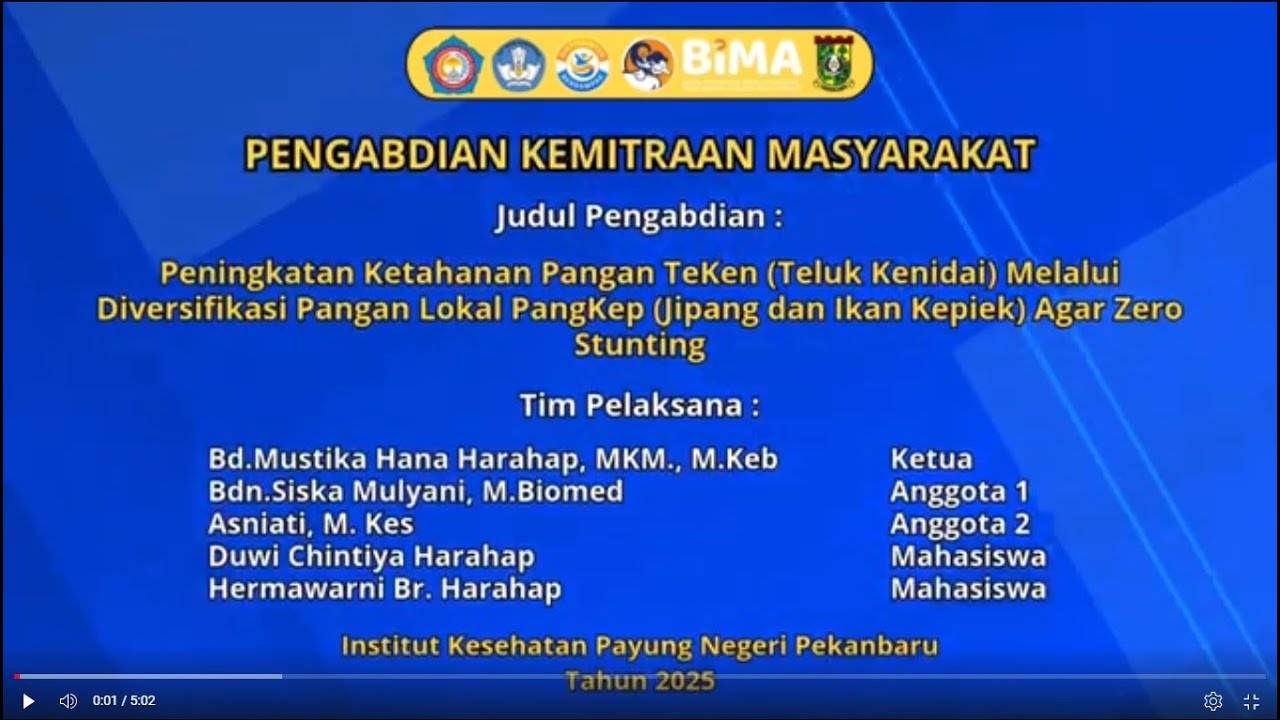 Peningkatan KetahananPangan TeKen melalui Diversifikasi PanganLokal PangKep (Jipang dan IkanKepiek1)