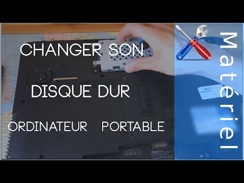 comment demonter disque dur pc portable