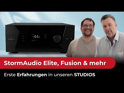 Ab sofort vorführbereit - die STORM Audio Vorstufe Elite und Receiver Fusion. Bei uns hört man mehr.