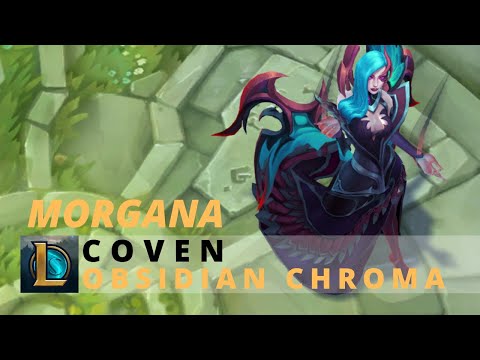 Coven Morgana Obsidian Chroma - League Of Legends