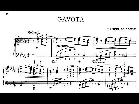 Manuel Ponce: Gavota
