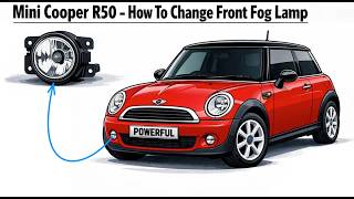 How to Remove Front Bumper Fog Lamp Light on a BMW Mini One / / Cooper / S R50 R52 R53