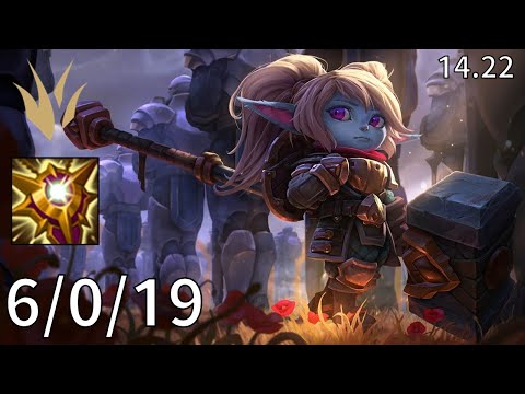 Poppy Jungle vs Kindred - EUW Master | Patch 14.22