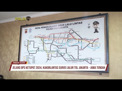 KAKORLANTAS SURVEI JALUR TOL JAKARTA - JAWA TENGAH