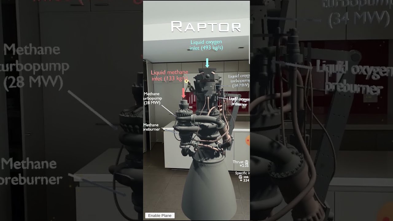 Raptor Engine - Augmented Reality Demonstration