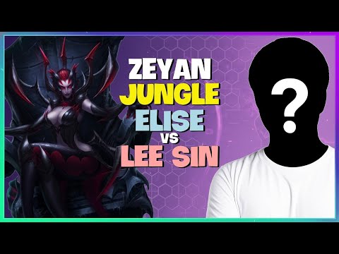 Zeyan's Flawless Elise: Challenger Jungle Tactics & Gank Masterclass | Engsub