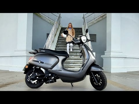Prueba MOTO ELÉCTRICA IONIK STILO (125) 😍Test autonomia a tope🚀  Moto Scooter tipo Vespa ciudad⚡