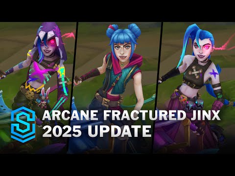 Arcane Fractured Jinx 2025 Skin Spotlight - Pre-Release - PBE Preview
