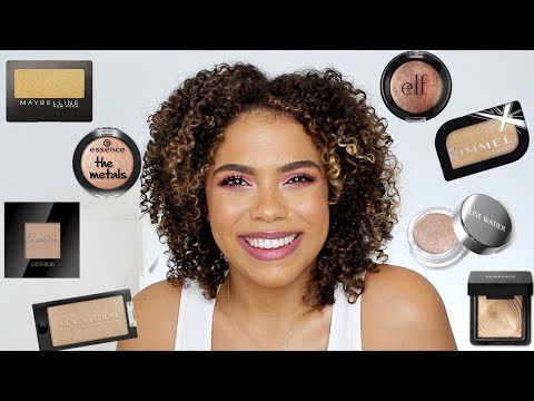 Drugstore Eyeshadows that make AMAZING Highlighters!!! Save your coin ;) Video