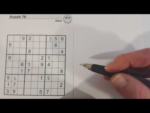 SudokuPrimer 72 - speed-scanning - quickly find numbers in a hard puzzle (sudoku speed solving)
