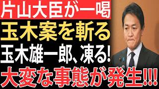 【財務省激震】片山大臣が玉木案を会見で一刀両断「それはできない」法の壁に国民民主凍結