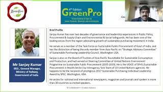GreenPro Summit Day 1 - Sustainable Procurement :  Session 1