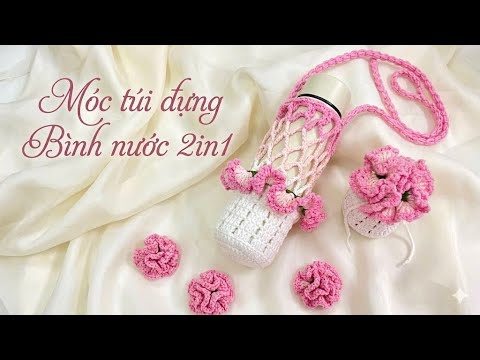 Túi lưới đựng bình nước (mẫu 2)