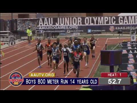Brandon Miller World Record 1:51 800m (14-Yr-Old Age Group)