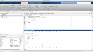 Learn MATLAB Episode #6: For Loops, While Loops, If/Else Statements