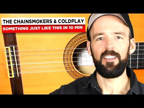 Gitarre lernen - The Chainsmokers & Coldplay - Something Just Like This
