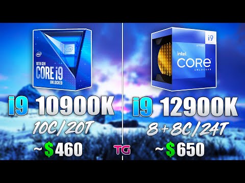 i9 10900K vs i9 12900K - Test in 10 Games