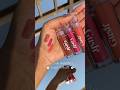Gush Beauty airy liquid lipsticks. Mosaic Piece, Make A Splash, My Own Muse #makeup #youtubeshorts