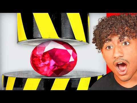 World's *STRONGEST* Objects Vs Hydraulic Press!