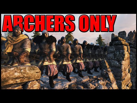 Can 500 ARCHERS Hold the CASTLE WALLS!? - Mount and Blade: Bannerlord Battle Simulator