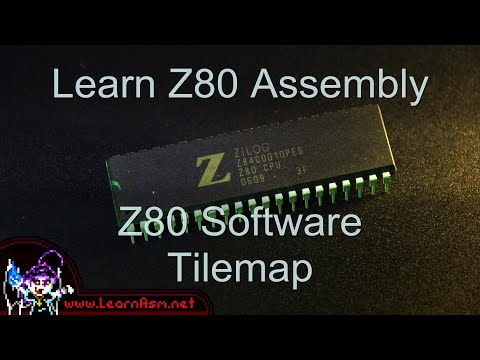 Z80 SpeedTile software Tilemap Engine (Basic Tilemap) - Lesson M14