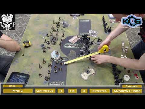 Warmachine & Hordes - Attack-X 2018 - Champions Round 2 - Asphyxious1 vs Syvestro