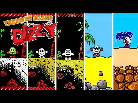 Treasure Island Dizzy | Versions Comparison | Amstrad, ZX, C64, Amiga, ST, NES