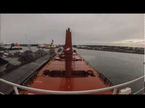 Time Lapse Port of Rotterdam mv Mercurius