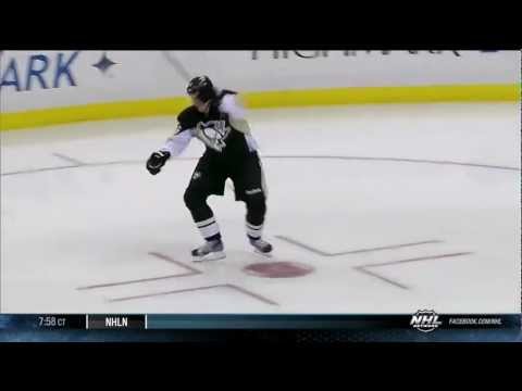 Jussi Jokinen First Goal with Pittsburgh Penguins 5/4/2013 (Dan Bylsma Predicts Jokinen Goal)