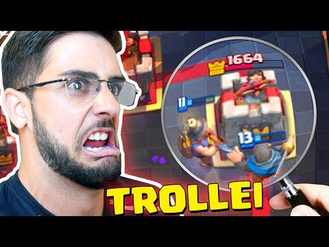 TROLLEI TODO MUNDO COM ESSE DECK! CLASH ROYALE