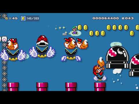走っていくぞ!ダッシュ半自動 !  KEEP RUN !  【Y+➝】 by れーわ/re-wa - Super Mario Maker 2 - No Commentary 1bv