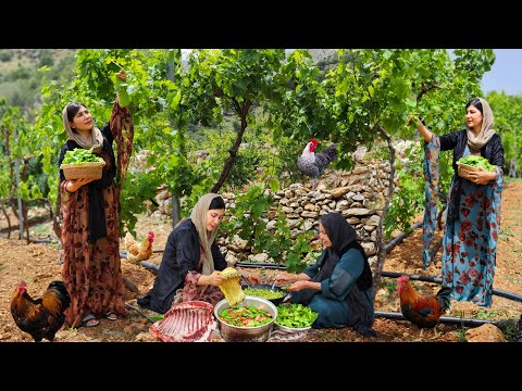 🏡Iran Village Life Beautiful Mix of Traditional Village Cooking in Iran