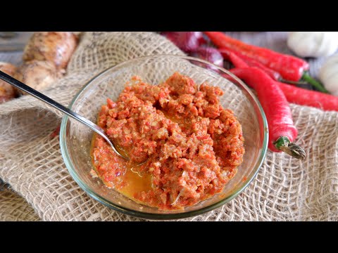Super Easy Sambal Belacan (English Recipe) 参巴峇拉煎酱 Sambal Terasi 南洋风味 Sambal Trassi (Trassie)